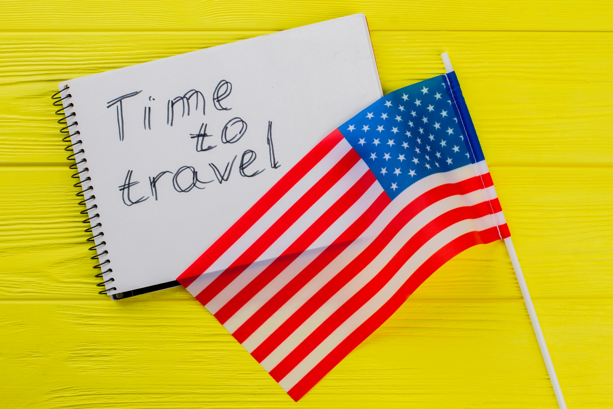 Time to travel to the USA.